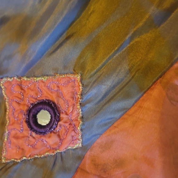 Shimmery Light Boho Hippie skirt - Picture 7 of 13